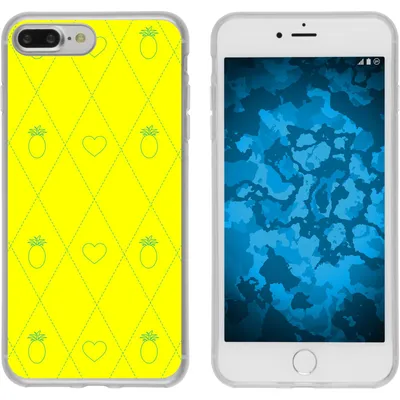 Produktbild von PhoneNatic Case kompatibel mit Apple iPhone 7 Plus / 8 Plus Silikon-Hülle Sommer Ananas M1