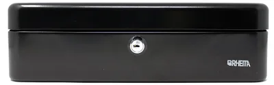 Produktbild von Geldkassette aus Metall mit Kunststoffeinsatz, schwarz 4006335075429
