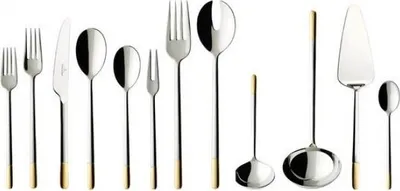 Immagine prodotto di Villeroy & Boch Ella, set di posate parzialmente placcate oro 70 pezzi.