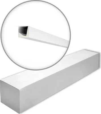Immagine prodotto di NMC IL5-box ARSTYL Noel Marquet 1 cartone con 18 strisce decorative Cornice per soffitto Illuminazione indiretta stile moderno colore bianco | 36 m