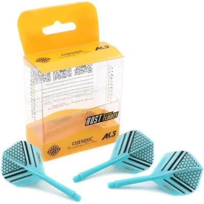 Produktbild von Integrierte Dartschäfte und Flights M Blau 3er Set