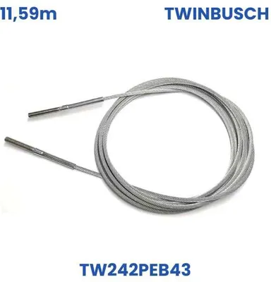 Image de Câble de levage en acier 11,59m pour Twin Busch TW242PEB43