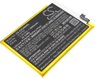 Produktbild von TECHTEK Akku Kompatibel mit [Cricket] Outlast, U680AC Ersetzt 516793