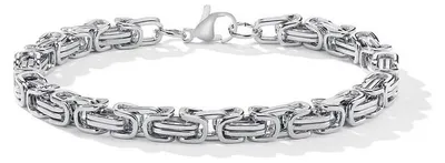 Produktbild von Königskette Armband Männer Silber