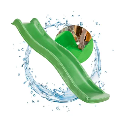 Produktbild von Spielturmking Kinderrutsche WAVE 1,75 m Podesthöhe 0,90 m - Grün 30105-28