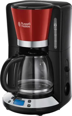 Obrázek produktu pro Russell Hobbs Victory 24031-56 Kávovar, 1100 W, 1,25 l, technologie Whirltech, časovač, červená/černá