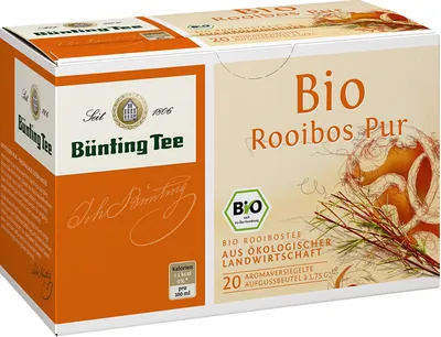 Produktbild von Bünting Tee Rooibos Pur aus ökologischer Landwirtschaft 3er Pack
