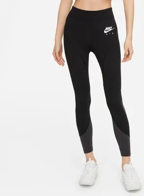 Produktbild von Nike W Nsw Air Hr Lggng Black/Dk Smoke Grey/White Xs