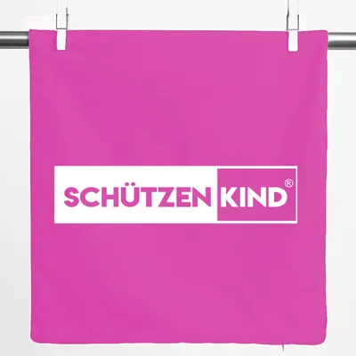 Produktbild von Huuraa Kissenbezug Schützenkind Modern 40x40cm Fuchsia Baumwolle Dekokissenbezug Geschenkidee