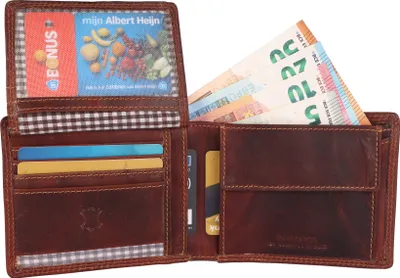 Produktbild von Geldbörse Herren Portemonnaie Echt Leder Börse Querformat Geldbeutel RFID MANZA®
