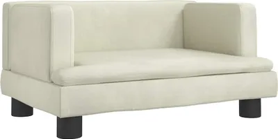 Obrázok produktu pre vidaXL Detská pohovka Cream 60x40x30 cm Velvet