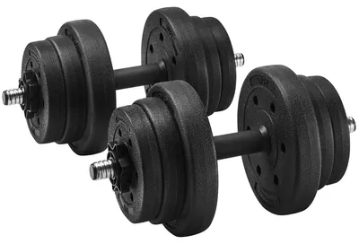 Produktbild von SONGMICS Hanteln 2er Set, Kurzhanteln, 2 x 10 kg, für Männer und Frauen, Fitness, Gewichtheben für Zuhause, Fitnessstudio, schwarz SYL20HV1