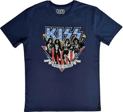 Produktbild von Kiss Americana Denim Blue S T-Shirt