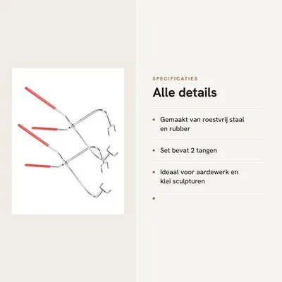 Obrázek produktu pro Sada keramických nástrojů pro dospělé – 2 kusy – 10,5 cm – 32,5 cm – Keramické nástroje