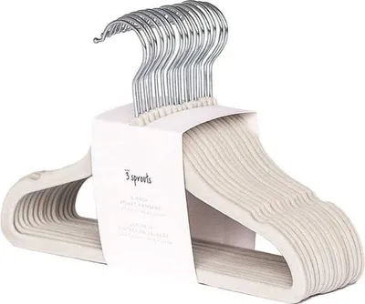 Zdjęcie produktu dla 3 Sprouts SP3IHVGRY, Metal, Plastik, Poliester, Szary, 15 szt., 290 mm, 205 mm