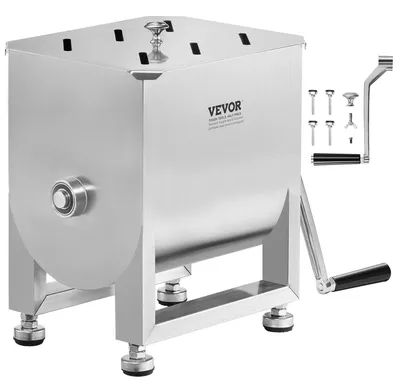 Obrázok produktu pre VEVOR ručný gastro mixér na mäso 15 lbs zariadenie na spracovanie mäsa (maximálne miešanie 6,8 kg mäsa), nerezový mixér na mäso