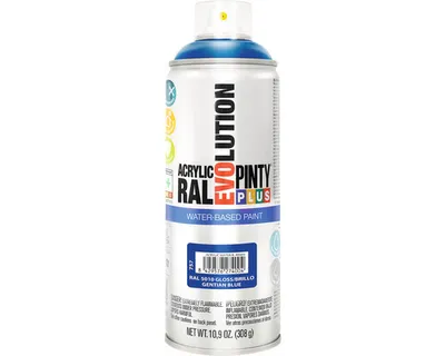 Obrázek produktu pro Barva ve spreji PINTYPLUS EVO vodní báze 400ml RAL5010