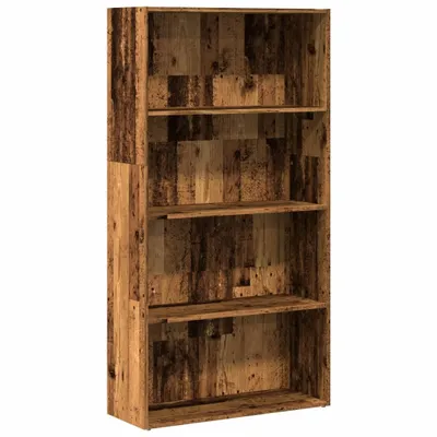 Image de vidaXL Bibliothèque imitation bois ancien 80x30x152 cm Bois composite