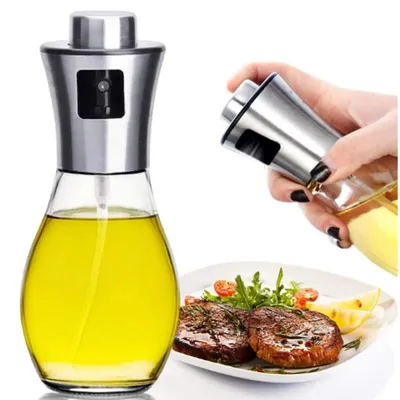 Obrázek produktu pro Skleněný rozprašovač na olej a ocet, kuchyňský dávkovač 200 ml