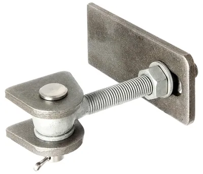 Productafbeelding van Torhendel, schroefdraad M16, lengte 130 mm, voor metalen poorten, openingshoek 180 graden