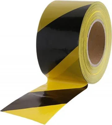 Image de Ruban d'avertissement 80mmx250m jaune