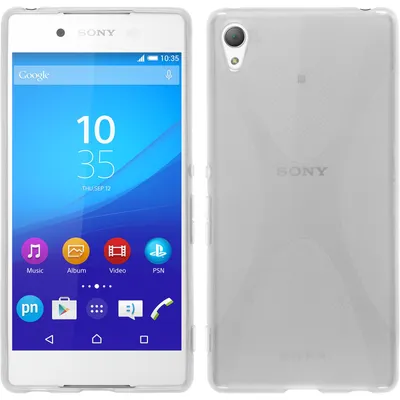 Produktbild von PhoneNatic Case kompatibel mit Sony Xperia Z3+ / Plus - clear Silikon Hülle X-Style + 2 Schutzfolien