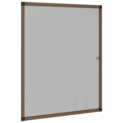 Immagine prodotto di vidaXL Zanzariera per finestre, marrone, 100x120 cm
