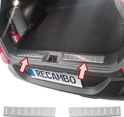 Zdjęcie produktu dla Wewnętrzna matowa osłona zderzaka ze stali nierdzewnej odpowiednia dla Renault Kadjar | BJ 2015-2022