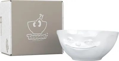 Produktbild von Fiftyeight Products Schale 350 ml - grinsend weiß