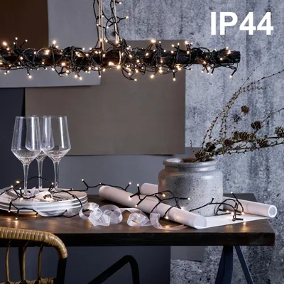 Image de Guirlandes lumineuses de Noël 360 LED 25m blanc chaud 3000k