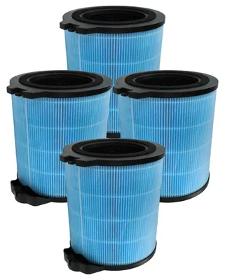 Produktbild von vhbw 4x H12 Filter Ersatz für Hoover 35602347, U97 für Luftreiniger - Ersatz-Filter mit integriertem Aktivkohle-Filter