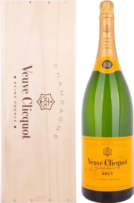 Produktbild von Veuve Clicquot Champagne Brut Yellow Label 12% Vol. 3l in Holzkiste