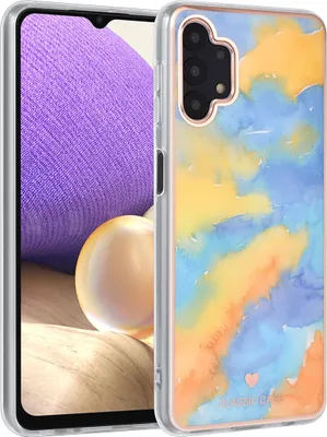 Produktbild von UNIQ Accessory Galaxy A32 5G Case - Marble Yellow