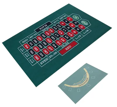 Productafbeelding van Speelkaartmat – pokertafelkussen 60 x 90 cm