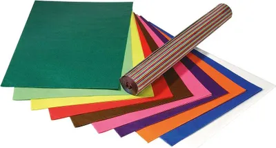 Produktbild von folia Transparentpapier (B)700 mm x (L)1 m 42 g/qm farbig 25 Bogen