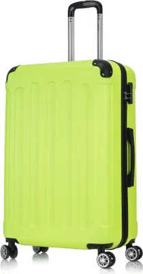 Produktbild von Flexot® F-2045 Koffer Reisekoffer Hartschale Hardcase Doppeltragegriff mit Zahlenschloss Gr. L Farbe Neon-Gelb