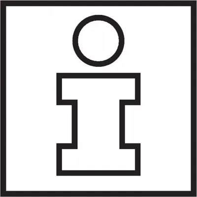 Produktbild von Dreifke® Aufkleber I Türschild Piktogramm Infopoint, Folie, selbstklebend, 15...