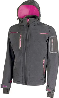 Produktbild von U-Power Softshell-Jacke Space, Farbe:grey fucsia, Größe:S