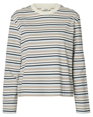 Produktbild von Slwessential Ls Striped Boxy Tee Noos