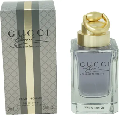 Produktbild von Gucci Made To Measure 90 ml, Männer, 90 ml, Bergamot,Lavender, Juniper berries,Nutmeg, Leder, Patschuli, Leather,Patchouli