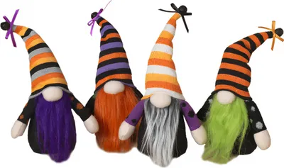 Produktbild von Plüsch Zwerg Halloween Gnom mit Glöckchen 13cm 1 Stück