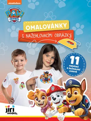 Obrázek produktu pro Omalovánka s nažehlovacími obrázky Paw Patrol