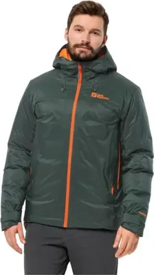 Produktbild von Jack Wolfskin Herren Cyrox 2L Daunenjacke mit Kapuze Winter grün S