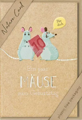 Produktbild von BSB 69-3009-2 Glückwunschkarte Geldgeschenk Nature Card - inkl. Umschlag