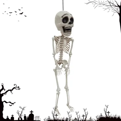Obrázok produktu pre Dekorácia na Halloween – lebka, pohyblivá, výška 105 cm