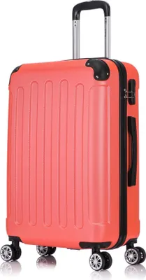 Image de Flexot® F-2045 | Valise 24 pouces, taille L, valise de voyage, valise à roulettes avec poignée télescopique, valise à coque rigide, bagage de voyage, robuste, roulettes 360°, serrure à combinaison
