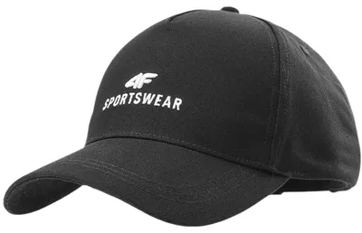 Produktbild von 4F - "4FWSS24ACABU266" Baseball-Mütze für Herren/Damen Uni PP2795 (S-M) (Schwarz)