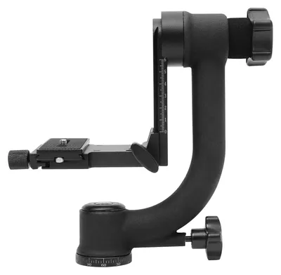 Imagen del producto de Cabezal de trípode tipo gimbal, con rotación de 360 grados, alta capacidad de carga, color