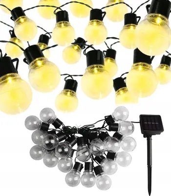 Produktbild von SuperLED Solar-Lichterkette Garten 20 LEDs 5m Warmweiß