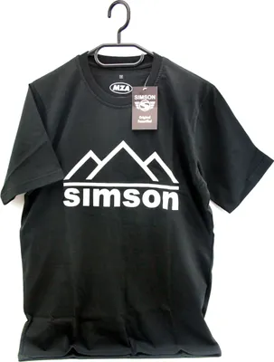 Produktbild von Simson T-Shirt, Shirt in Schwarz, Simson Berge aus 100% Baumwolle, Größe:XL